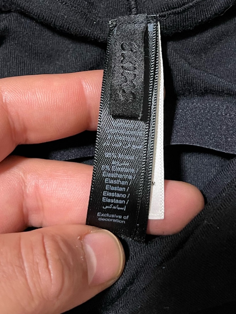 SKIMS Noodle Strap Mini Black Dress - Picture 3 of 6